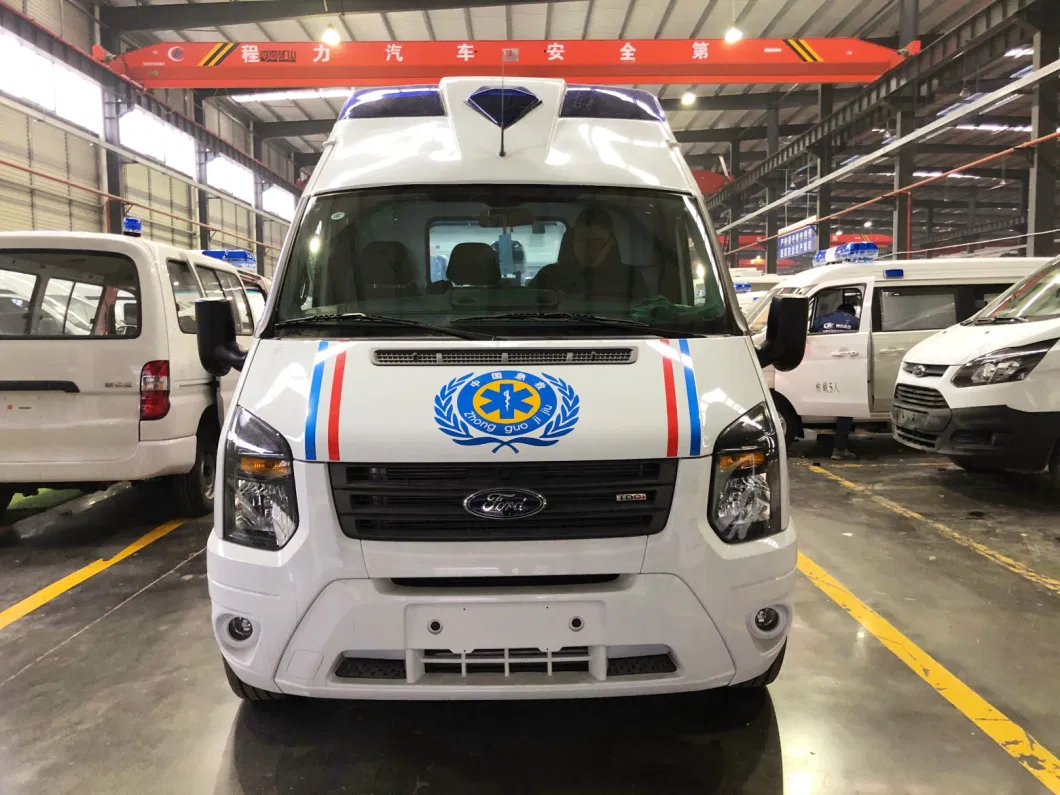 ICU-Type Gasoline Ford Transit Ambulance for Transportation Patient