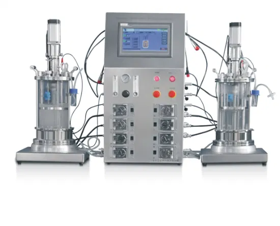 Fermentador de biologia de vidro Ppt de engenharia de tecidos de biorreatores de reagente de laboratório