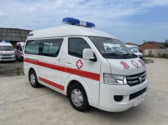 Foton G7 G9 Ambulância de primeiros socorros com pressão negativa, enfermaria de monitor de ambulância de transferência de pacientes