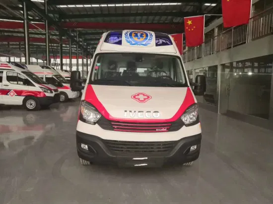 Carros de ambulância de emergência médica tipo entrega Dongfeng