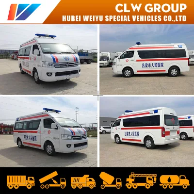 Fornecedor de ambulância da China Motor a gasolina Foton G9 Hospital Ambulância médica Ambulância de transferência de pacientes